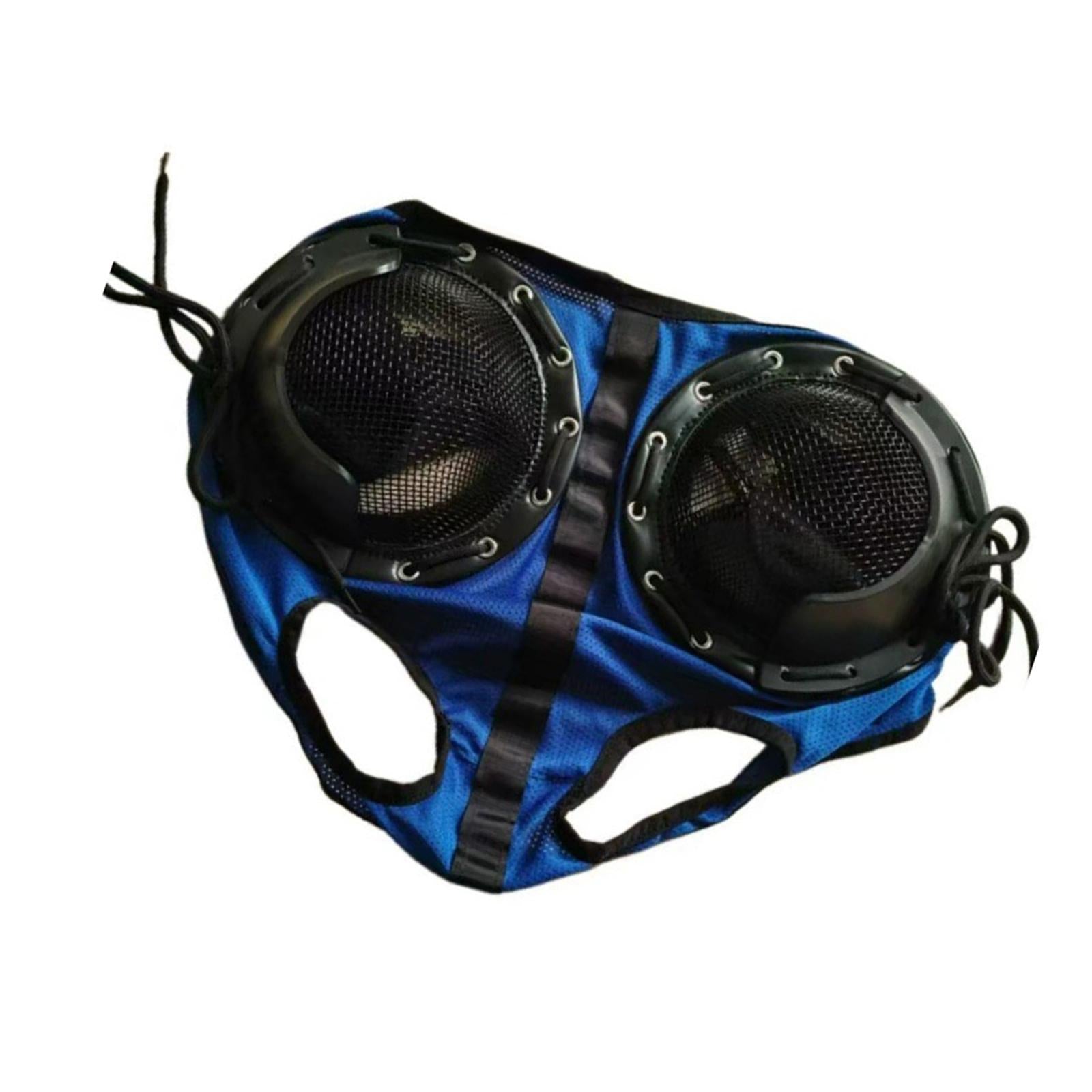 Horse Riding Glasses Professional Reduce Visual Interference Horse Eye Cover Blue