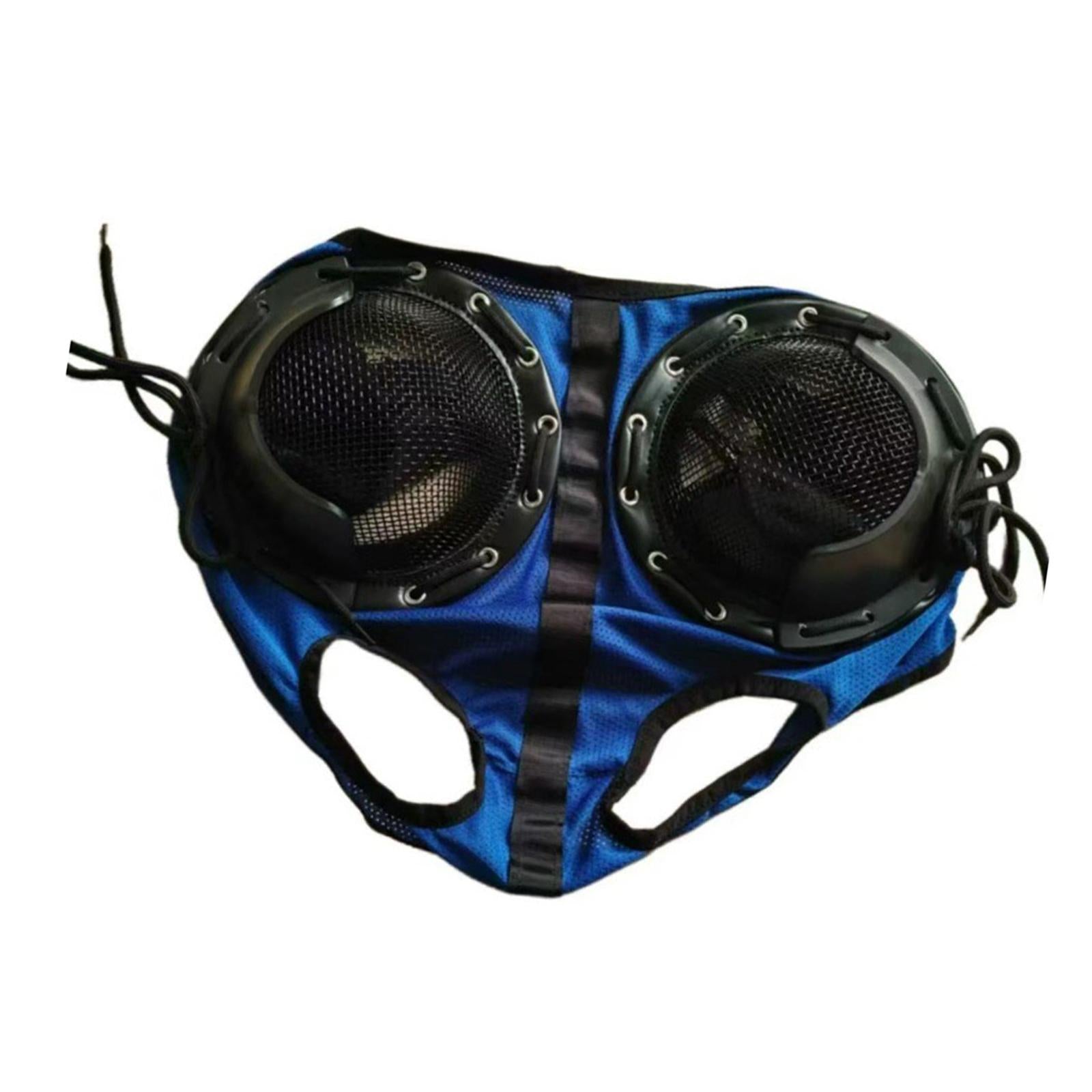 Horse Riding Glasses Professional Reduce Visual Interference Horse Eye Cover Blue