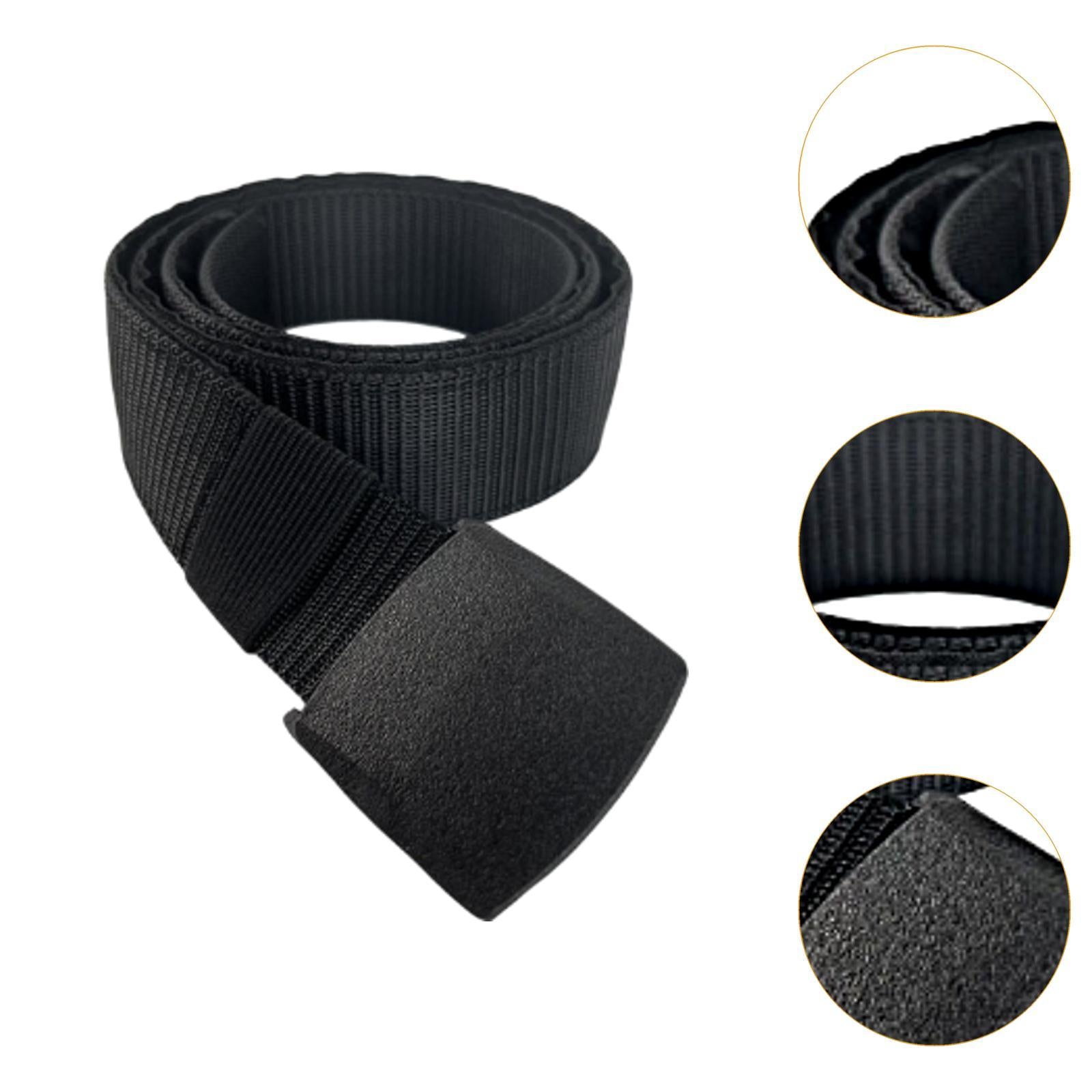 Nylon Waist Belt No Holes Waist Pack Band for Women Men Under Clothes Adults 118CM