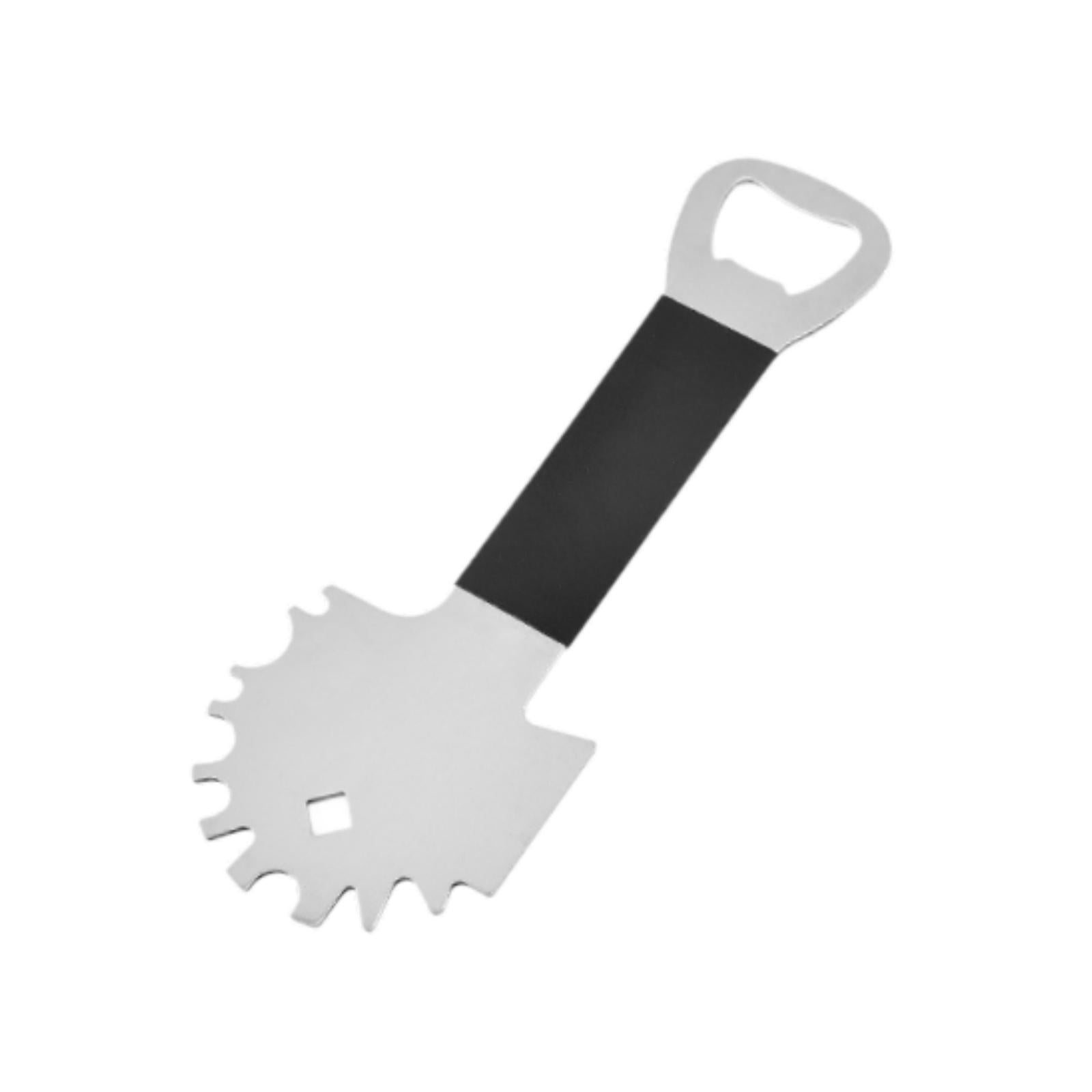 BBQ Grate Scraper Comfortable Grip Bottle Opener for Outdoor Kitchen Parties