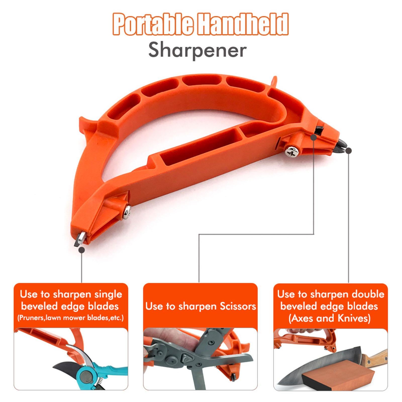 Knife Sharpener Compact Size Non Slip Versatile Rustproof Scissors Sharpener