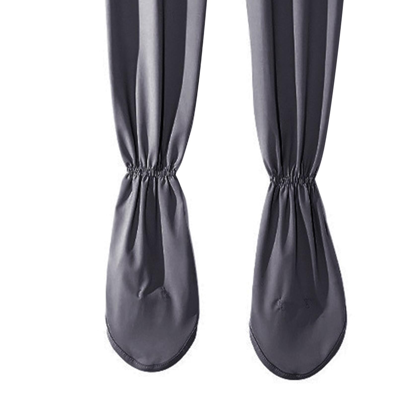 Adjustable Arm Sleeves with Gloves Driving Sun Sleeves for Garden Lawn Women Deep Grey