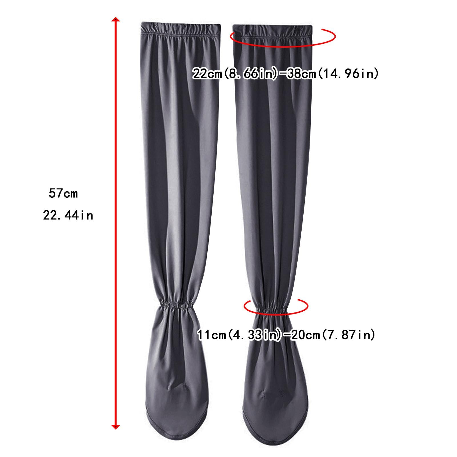 Adjustable Arm Sleeves with Gloves Driving Sun Sleeves for Garden Lawn Women Deep Grey