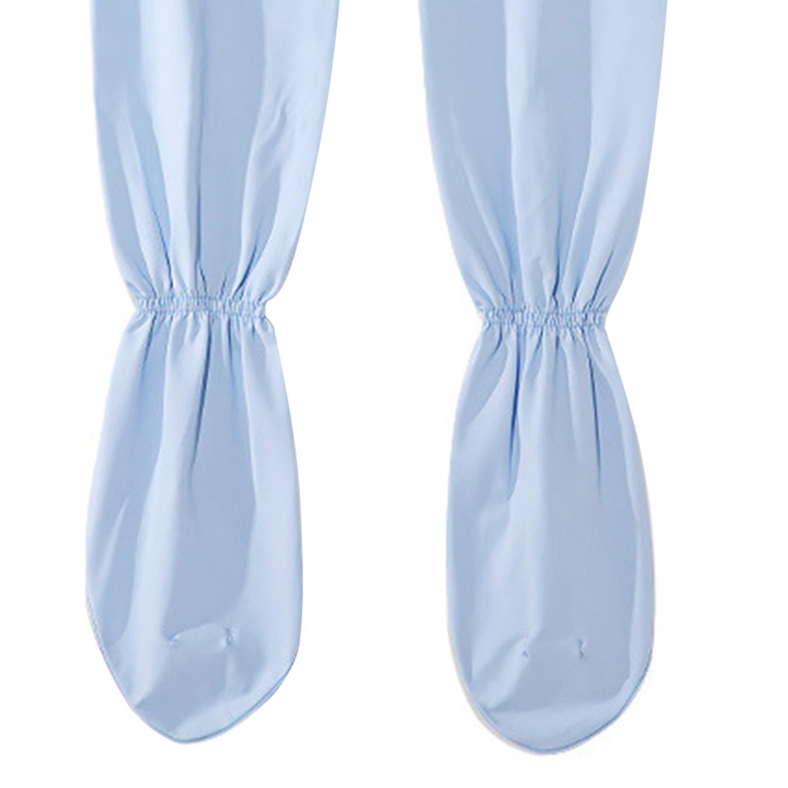 Adjustable Arm Sleeves with Gloves Driving Sun Sleeves for Garden Lawn Women Blue