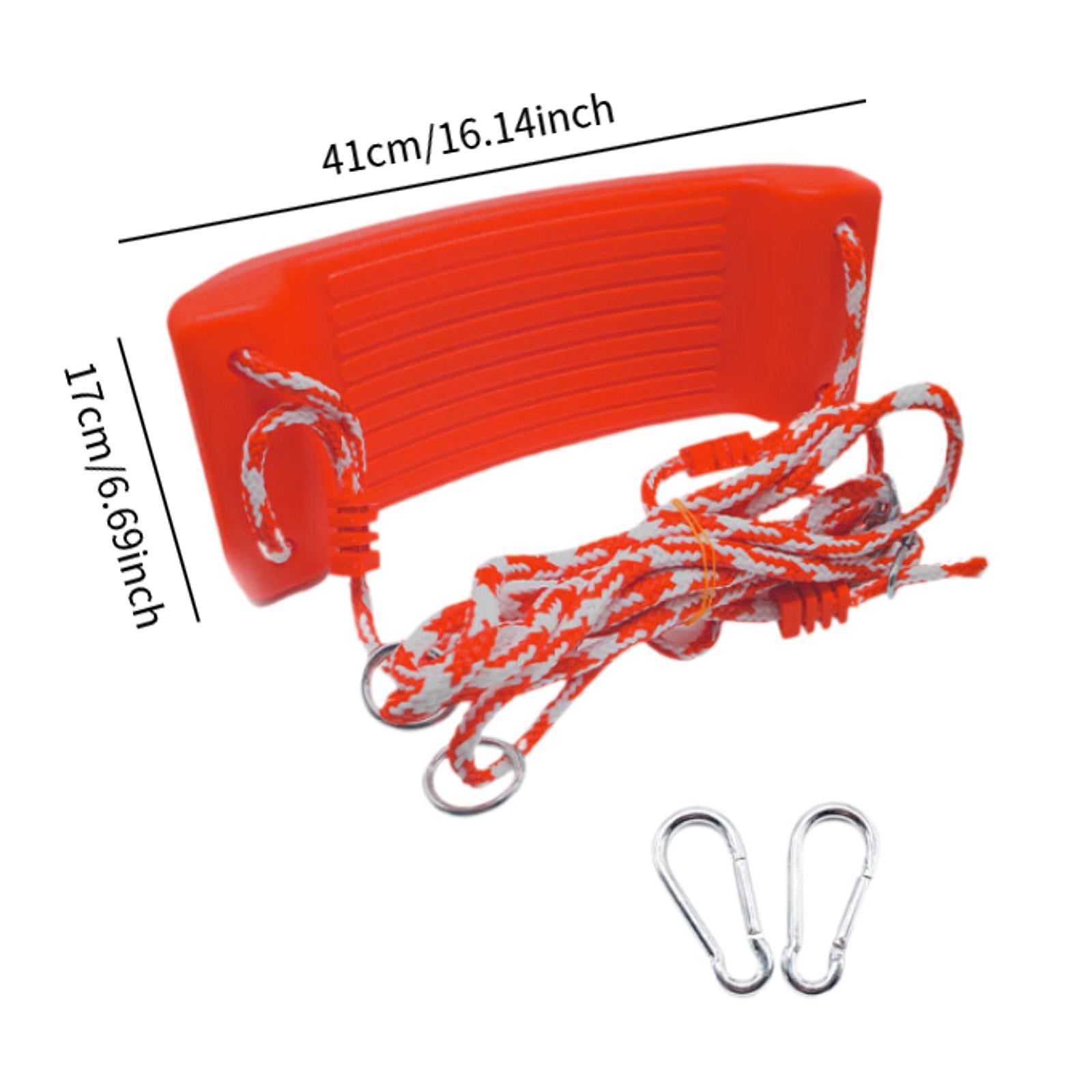 Full Swing Set Easy to Install 1 Complete Swing Kit for Backyard Kids Adults Red