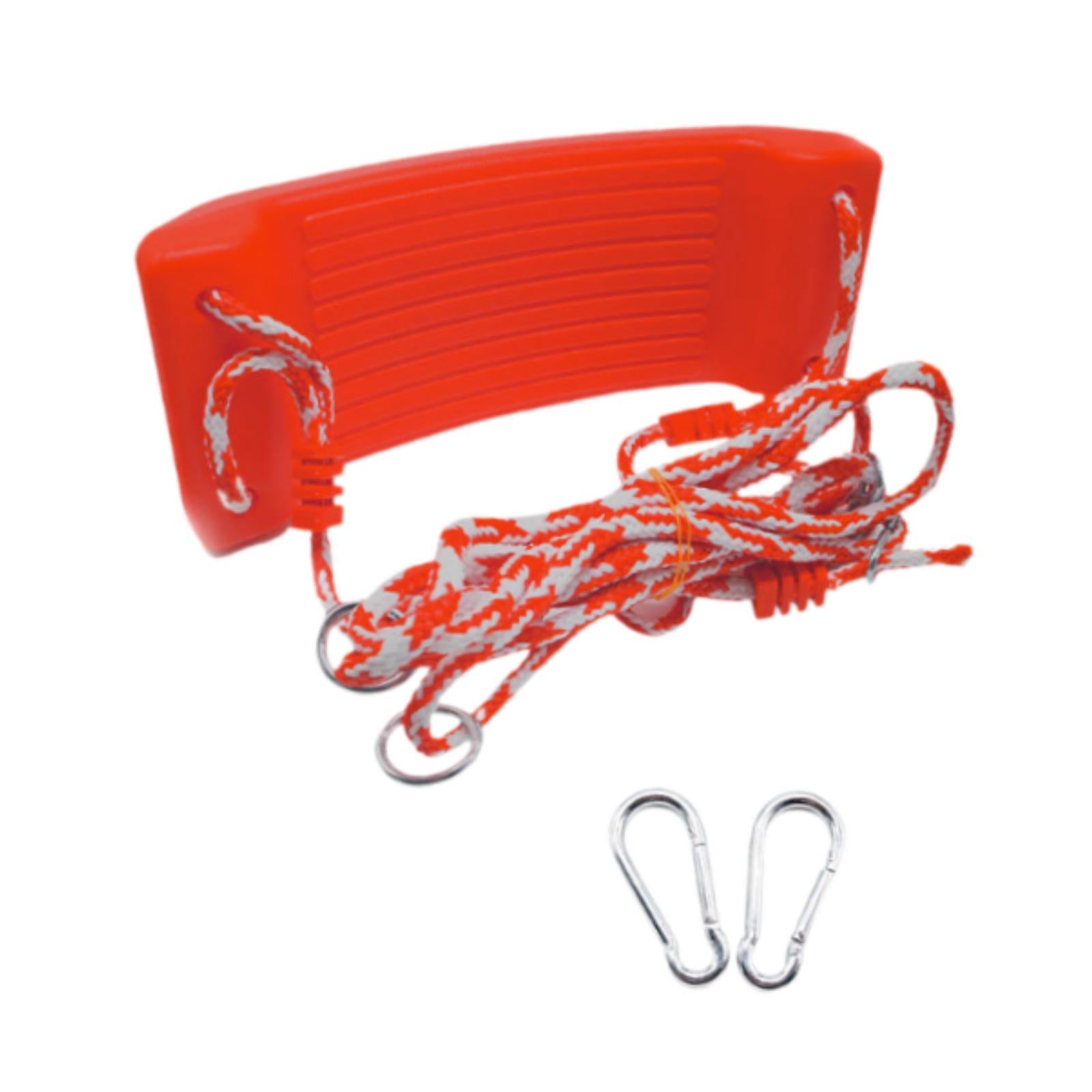Full Swing Set Easy to Install 1 Complete Swing Kit for Backyard Kids Adults Red