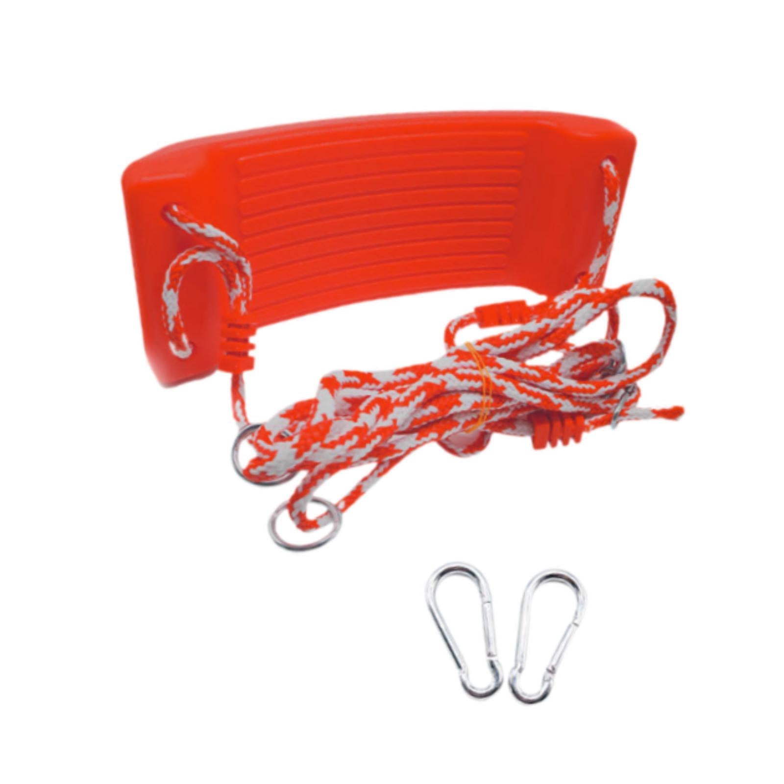 Full Swing Set Easy to Install 1 Complete Swing Kit for Backyard Kids Adults Red
