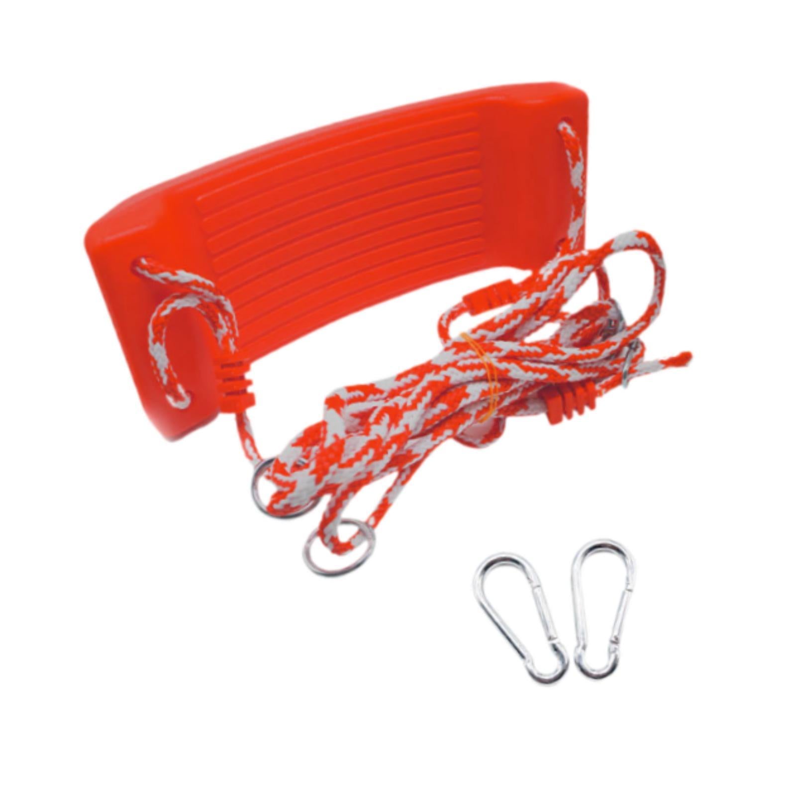 Full Swing Set Easy to Install 1 Complete Swing Kit for Backyard Kids Adults Red