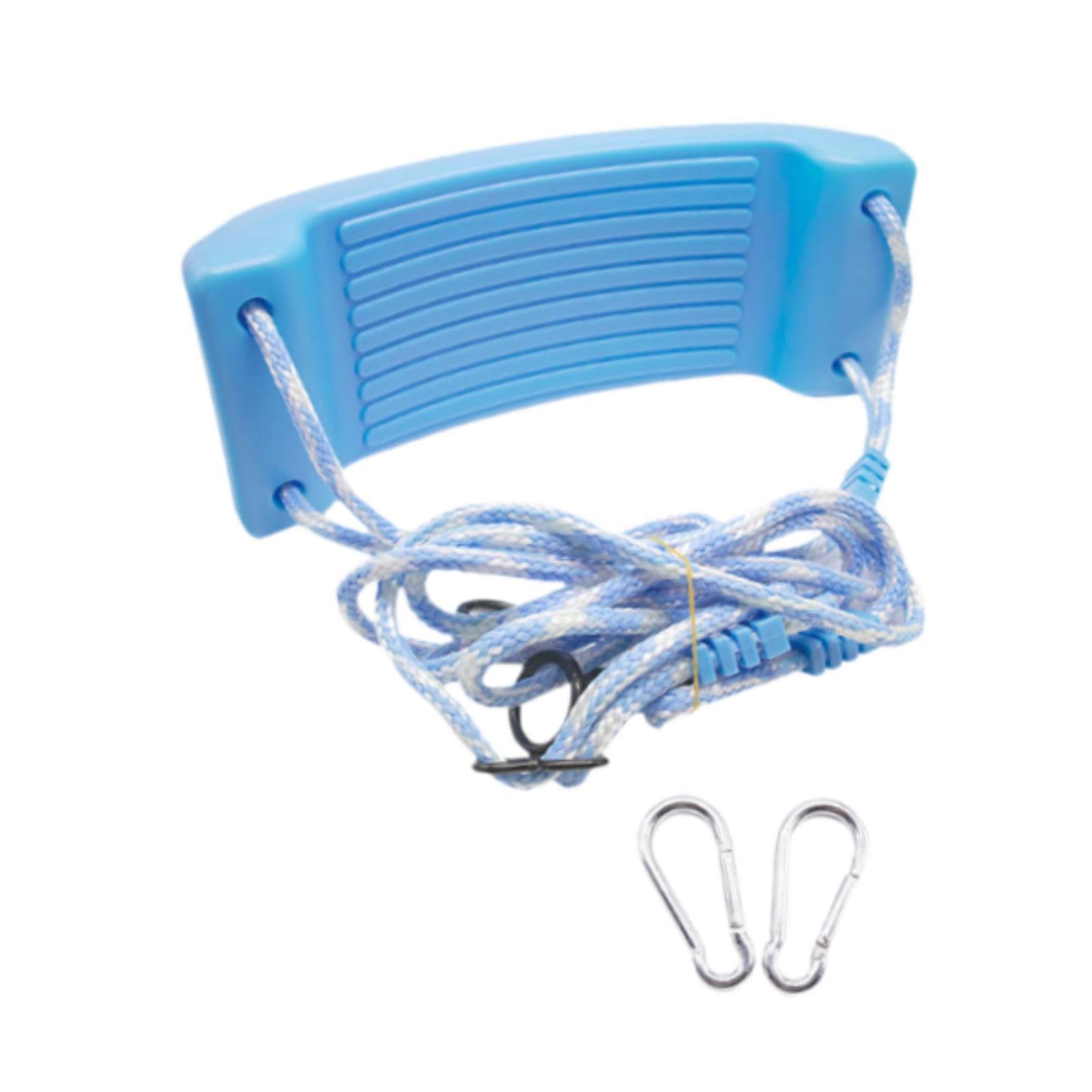 Full Swing Set Easy to Install 1 Complete Swing Kit for Backyard Kids Adults Blue