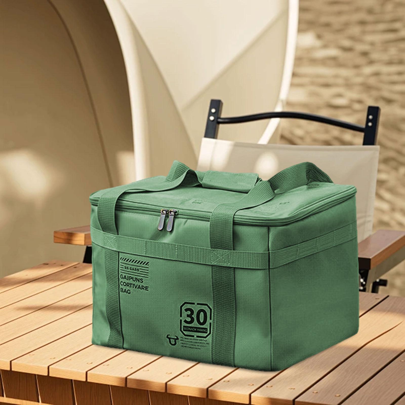 Camping Storage Bag Multifunctional Trunk Organizer for Travel Beach Fishing Green