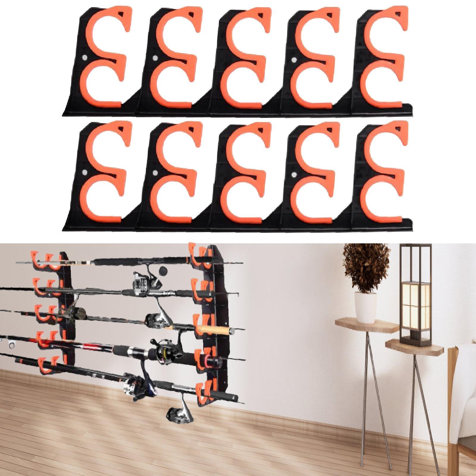 Fishing Rod Holder for Garage Soft Fishing Gear Storage Fishing Pole Holders