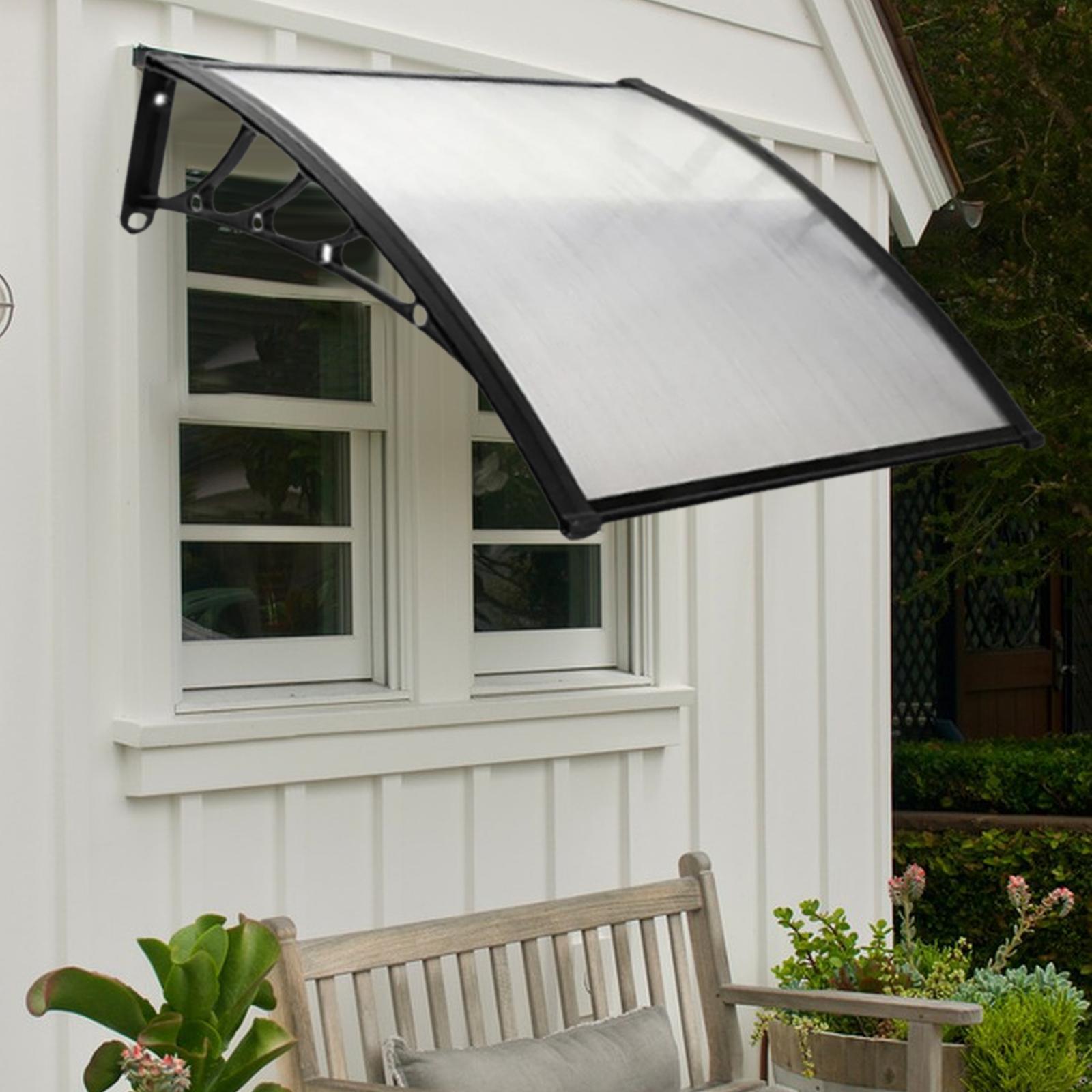 Window Awning Versatile Decoration Door Canopy for Entrance Garage Household Clear