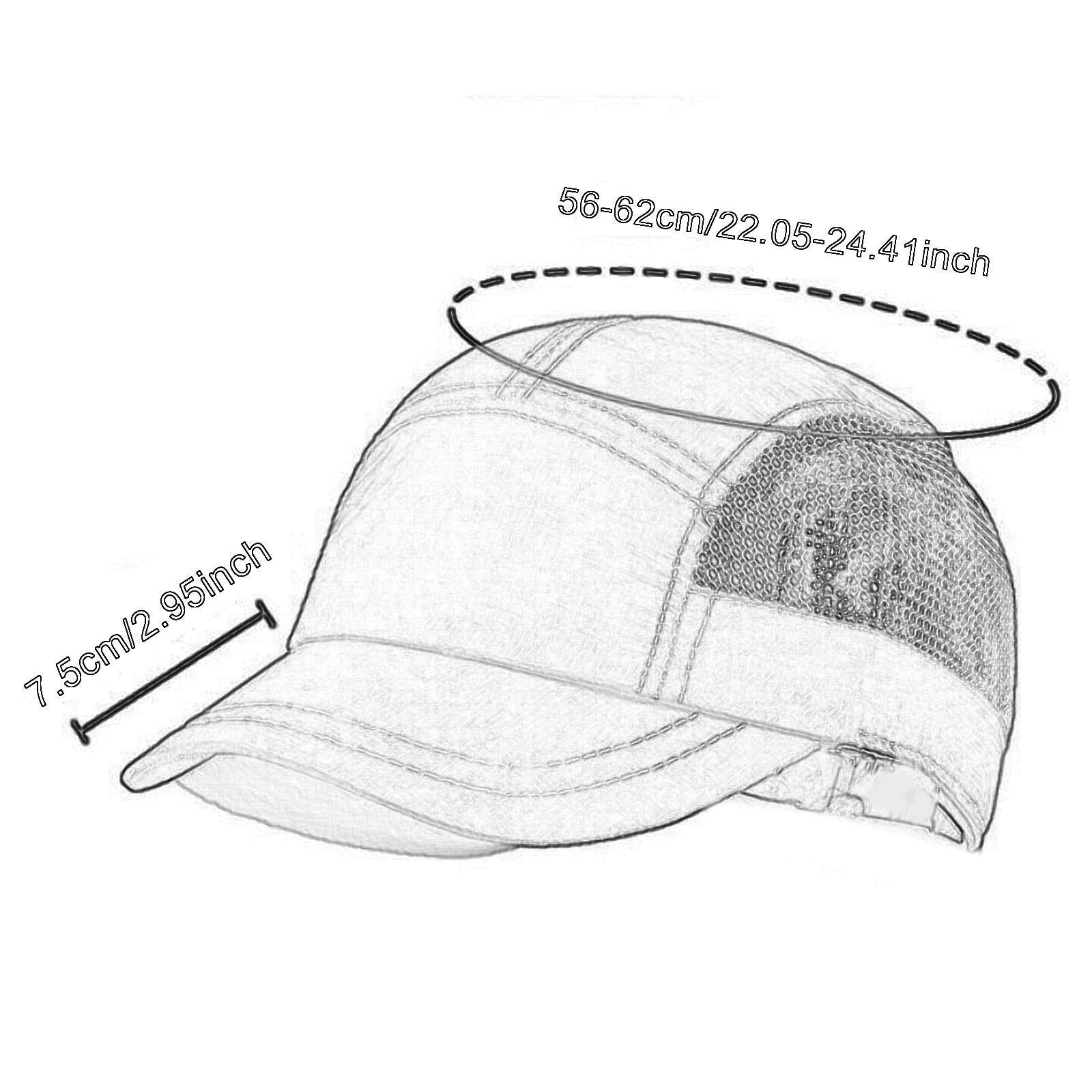 Golf Hat Outdoor Quick Dry Athletic Sports Cap for Marathon Traveling Hiking black