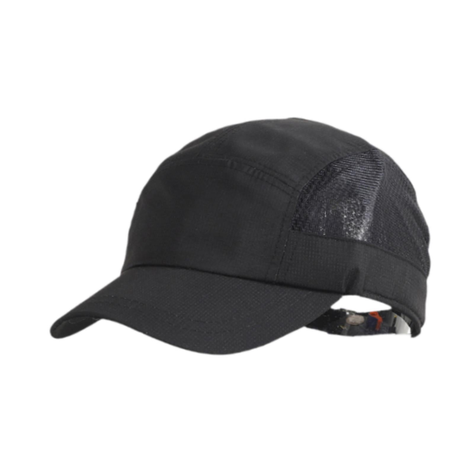 Golf Hat Outdoor Quick Dry Athletic Sports Cap for Marathon Traveling Hiking black