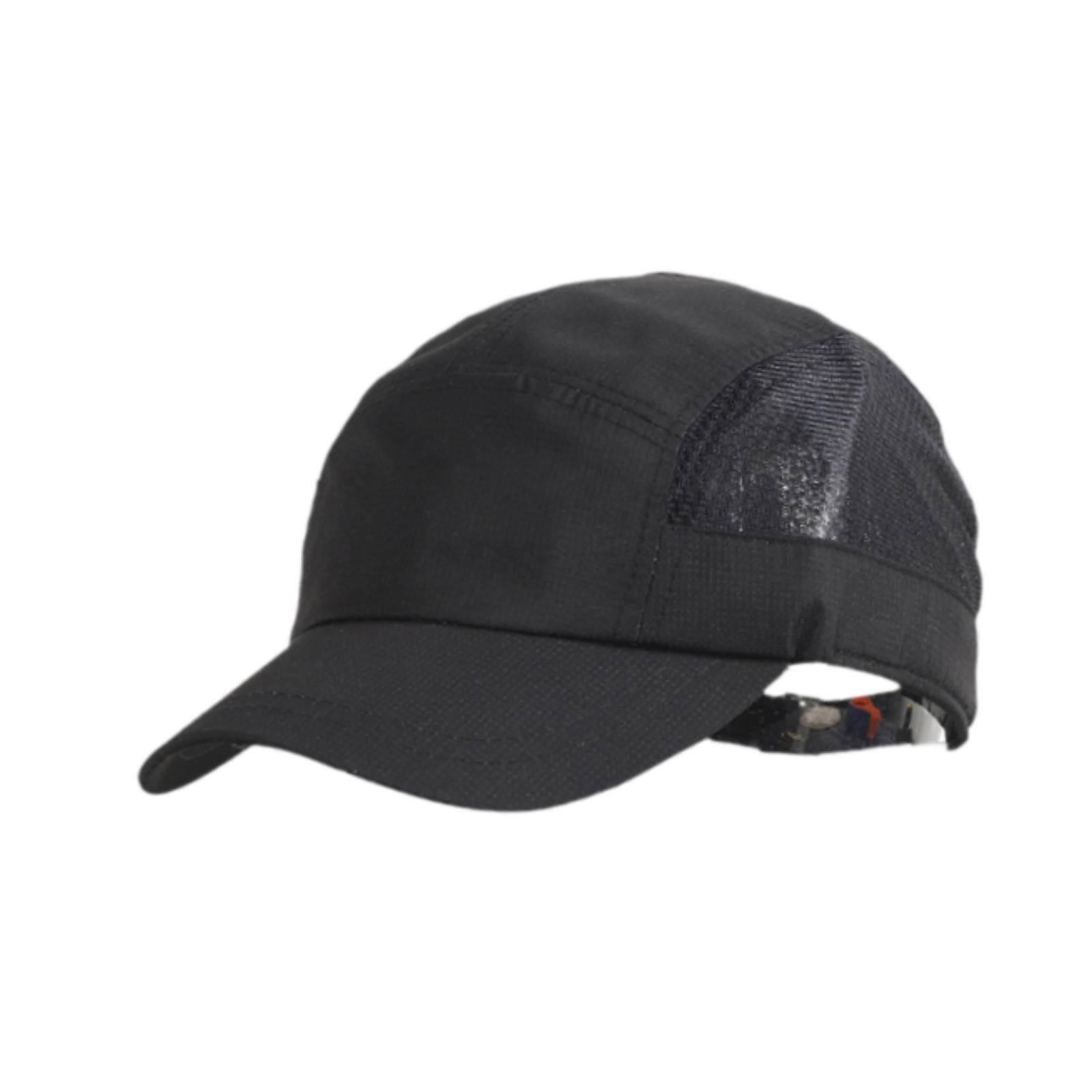 Golf Hat Outdoor Quick Dry Athletic Sports Cap for Marathon Traveling Hiking black