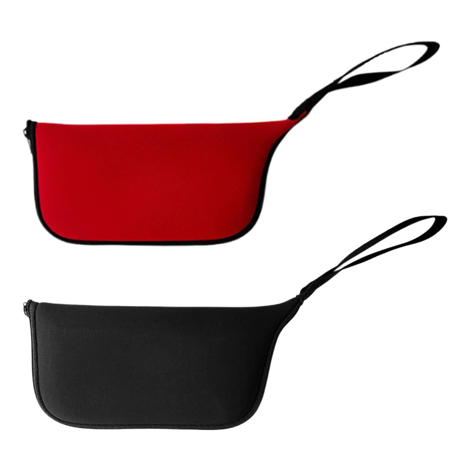 Travel Mouse Case Laptop Cord Organizer Multiuse Portable Mouse Pad for Home Red