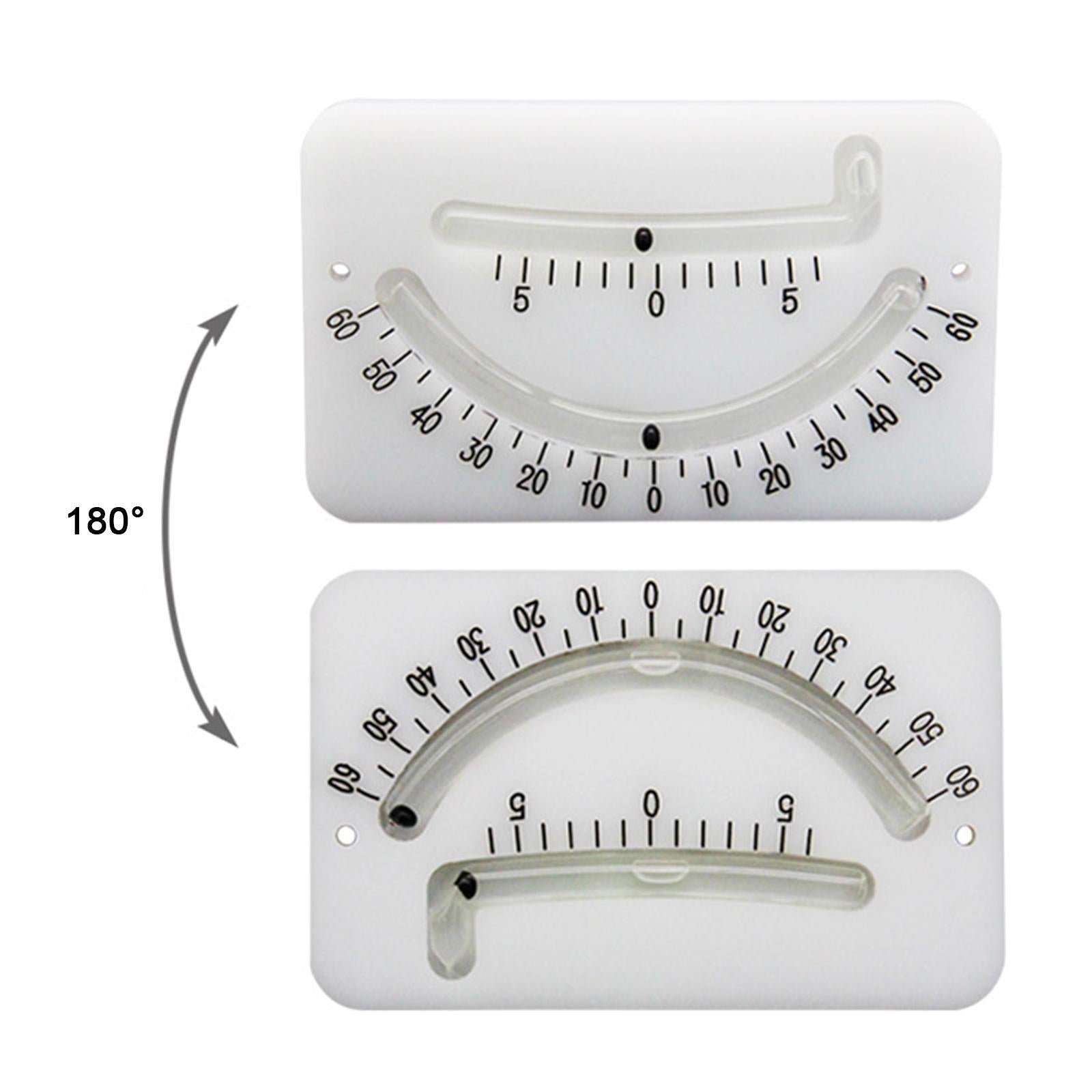 Marine Clinometer Level Bar Angle Level for Trailer Boat Vehicle Inclination