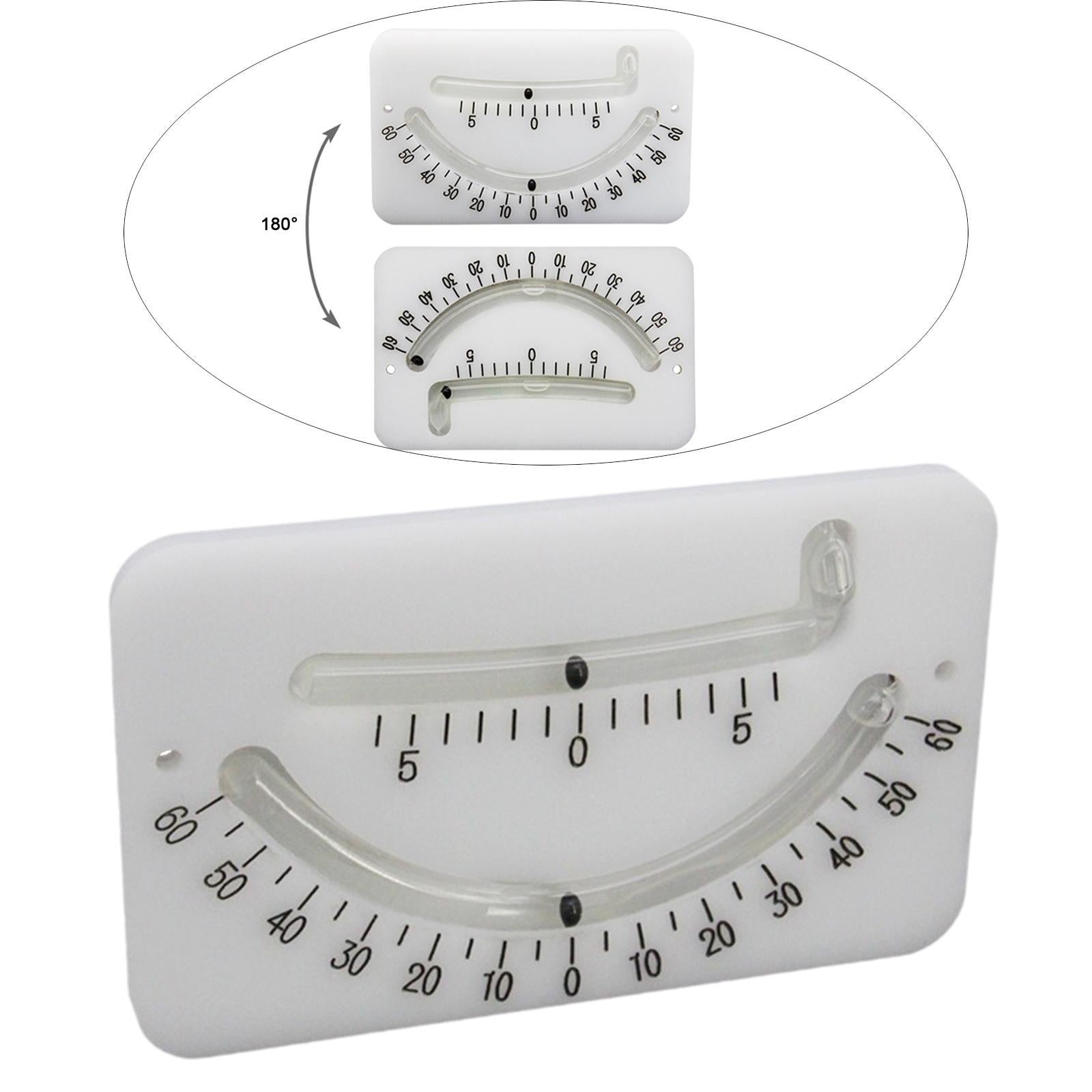Marine Clinometer Level Bar Angle Level for Trailer Boat Vehicle Inclination
