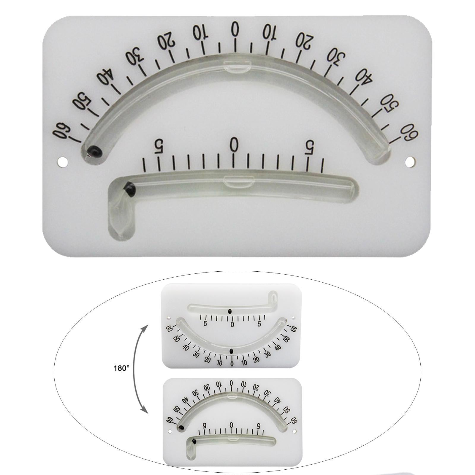 Marine Clinometer Level Bar Angle Level for Trailer Boat Vehicle Inclination