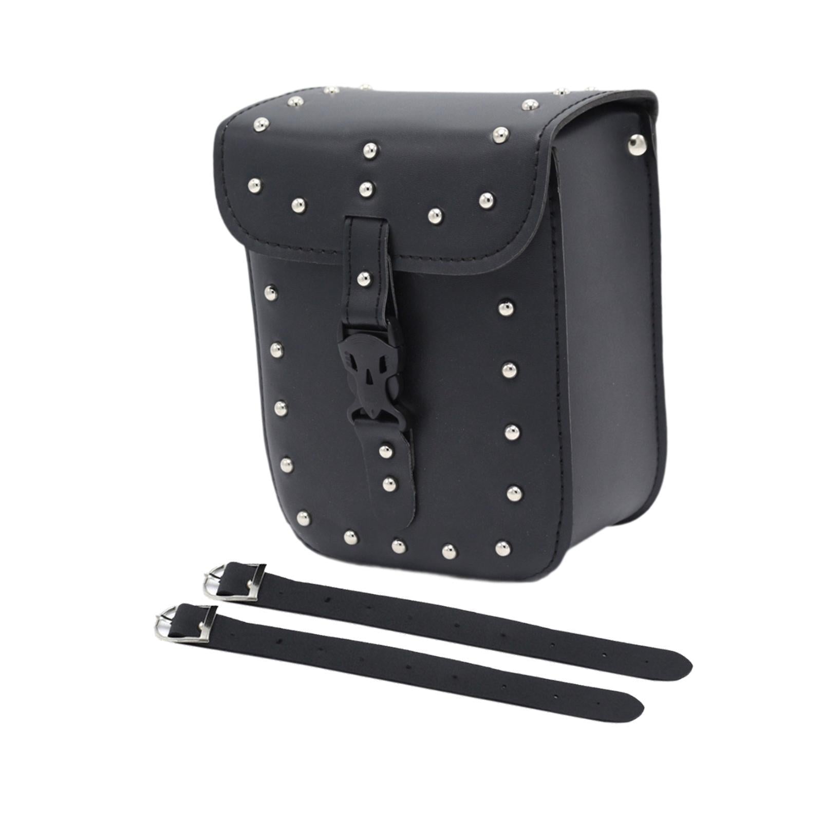 Handlebar Front Bag Motorcycle Waterproof Phone Holder Scooter Handlebar Bag with rivets