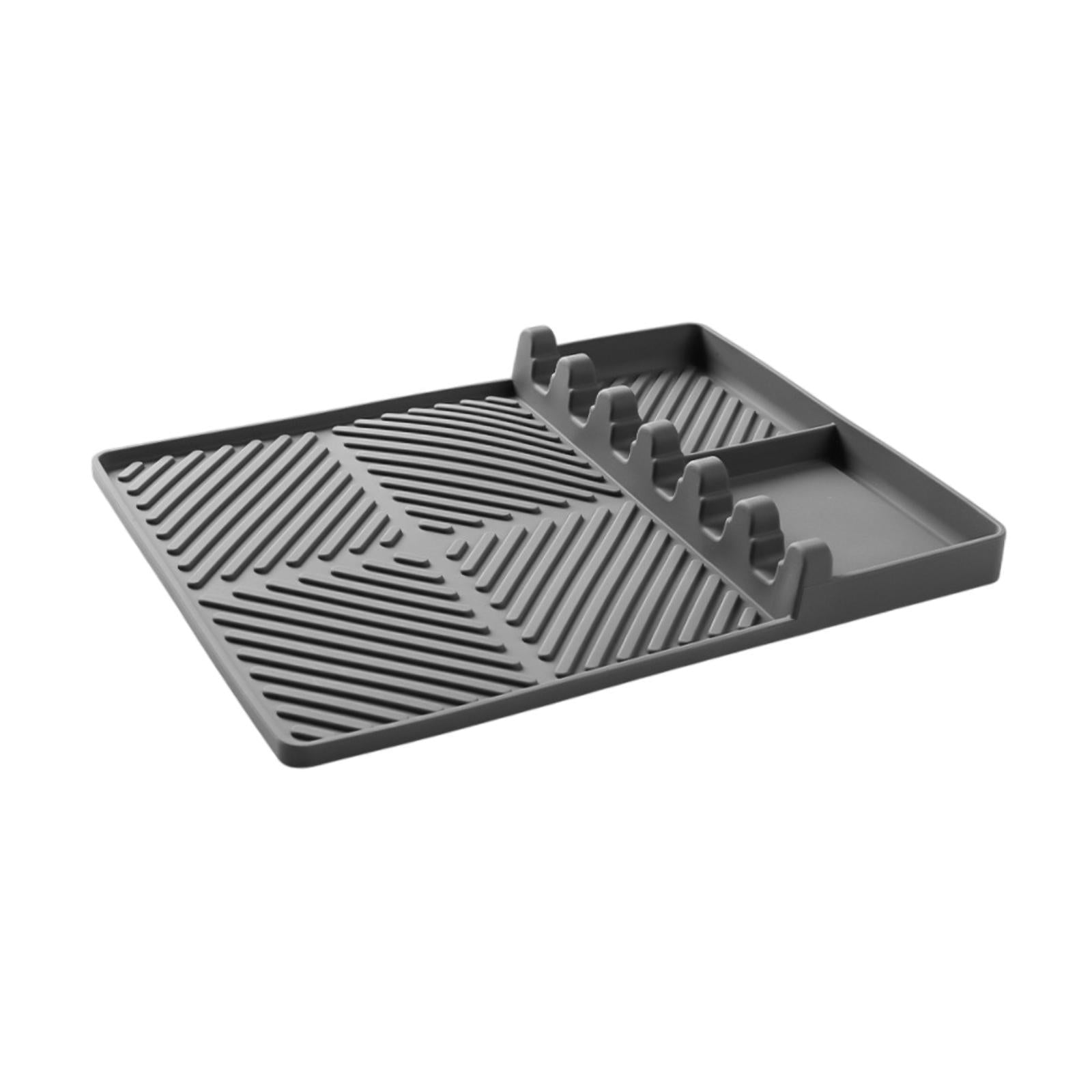 Silicone Griddle Mat Barbeque Grill Accessories for Outdoor Grilling Cooking 40.5cmx29.5cmx1cm Gray