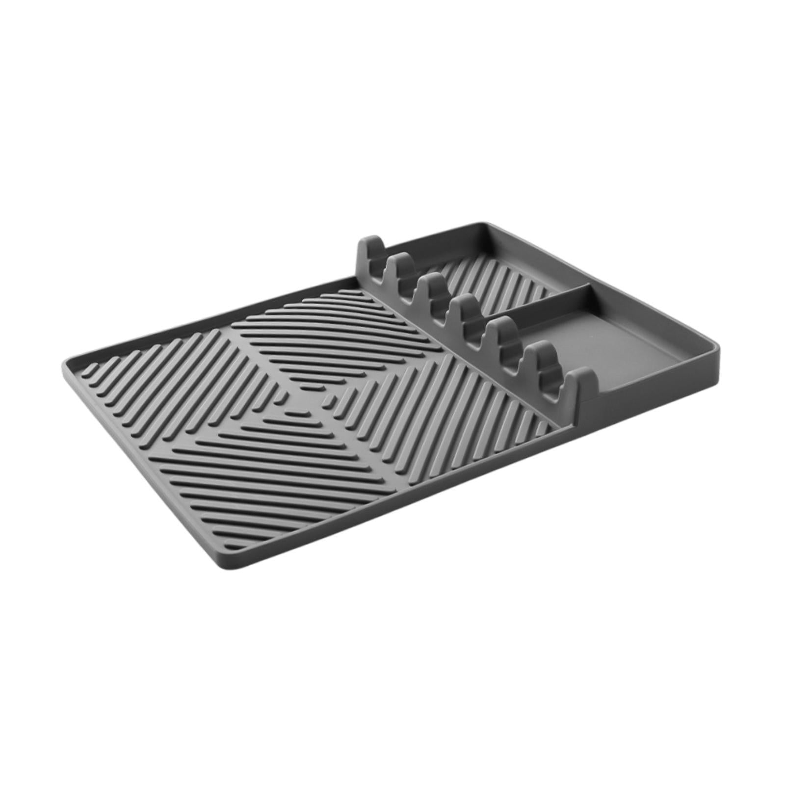 Silicone Griddle Mat Barbeque Grill Accessories for Outdoor Grilling Cooking 40.5cmx29.5cmx1cm Gray