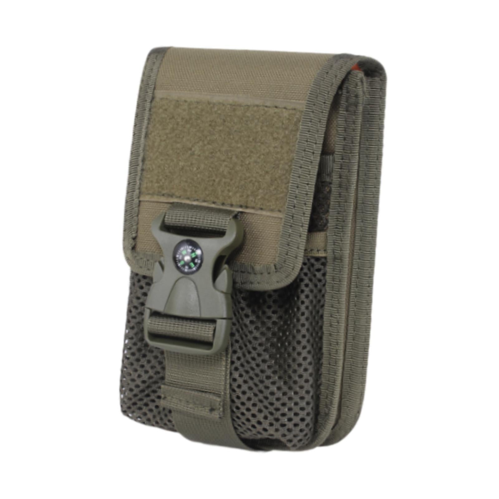 Phone Waist Bag Portable Wear Resistant Organizer for Climbing Travel Hiking Green