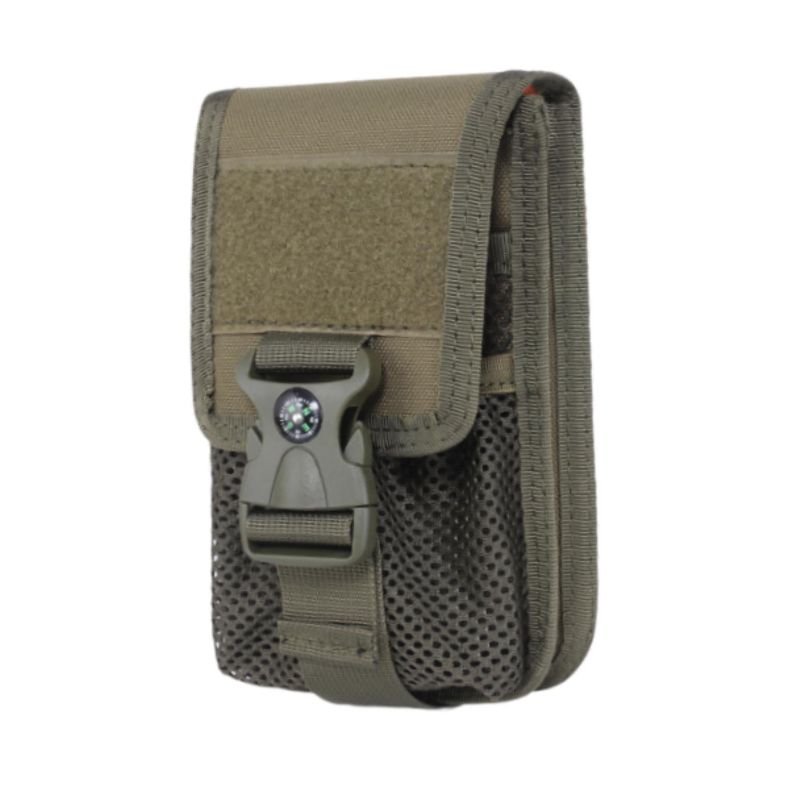 Phone Waist Bag Portable Wear Resistant Organizer for Climbing Travel Hiking Green
