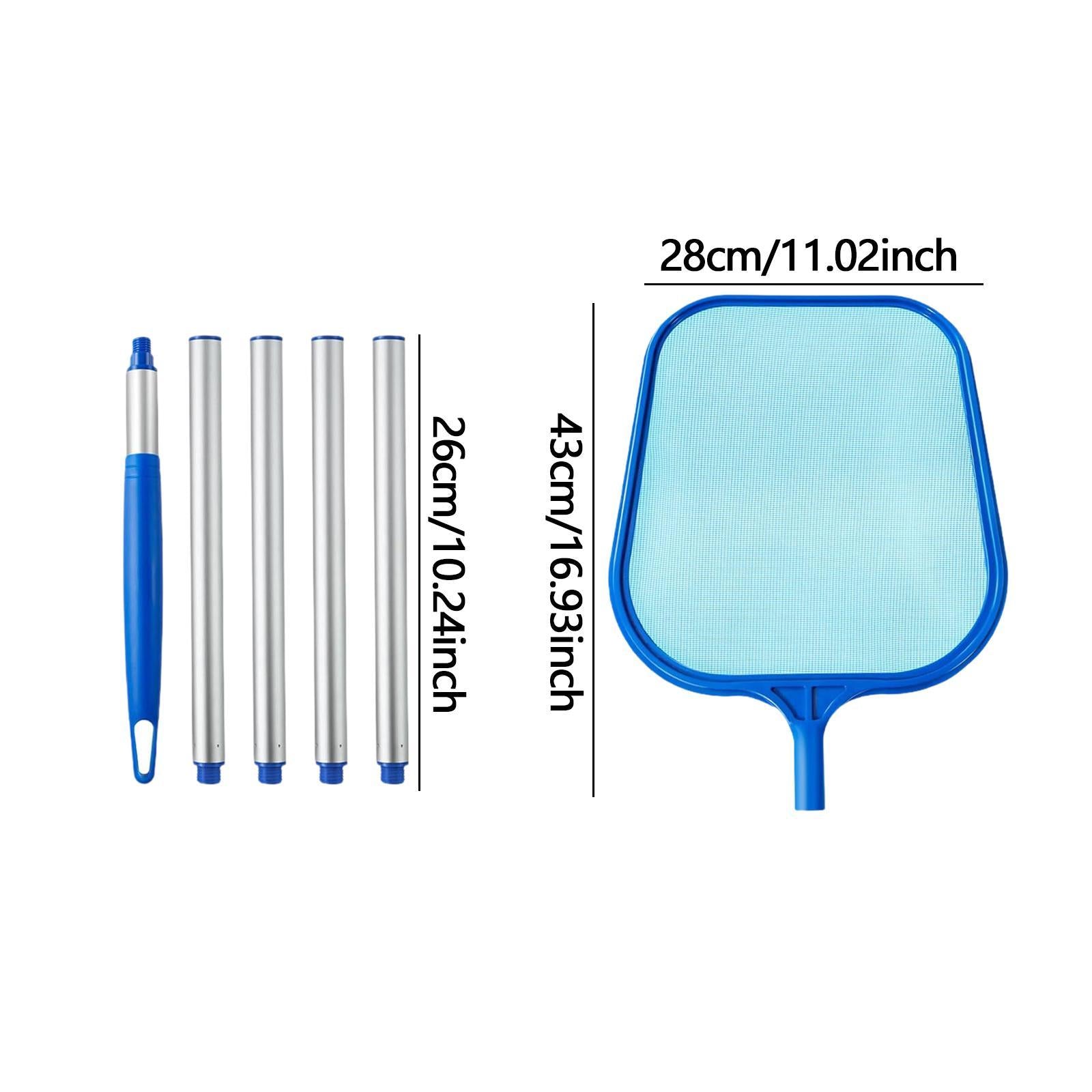 Swimming Pool Skimmer Net Comfortable Leaf Skim Net for Pond Bathtub Hot Tub Thread
