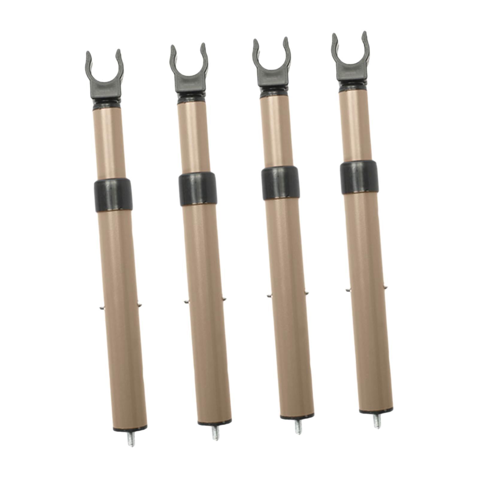 4Pcs Camping Cart Table Support Rod Lifting Rod for Hiking Wagon Cart Picnic Champagne