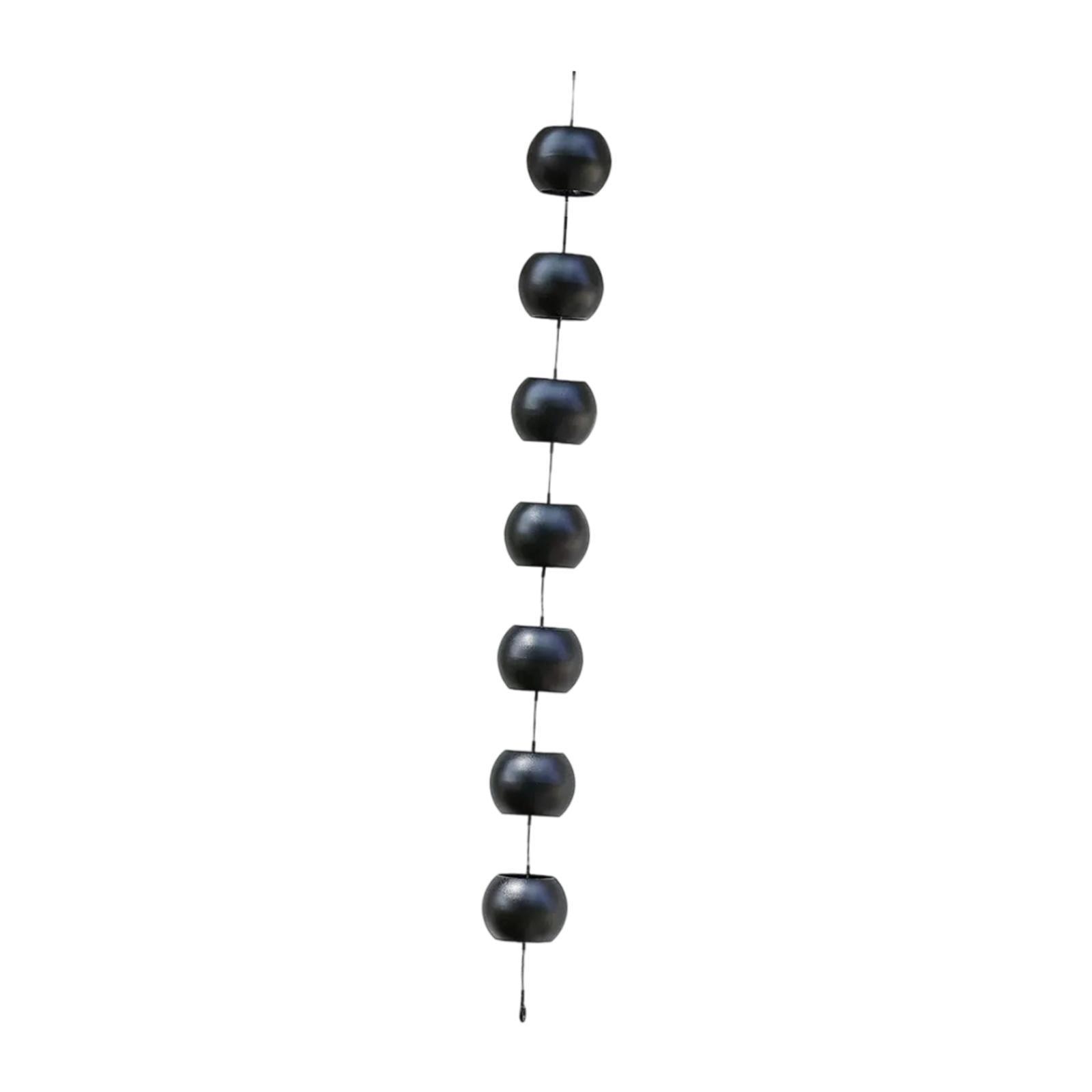 Ball Shaped Rain Chain 1M Easy to Install Rain Bell for Yard Backyard Garden