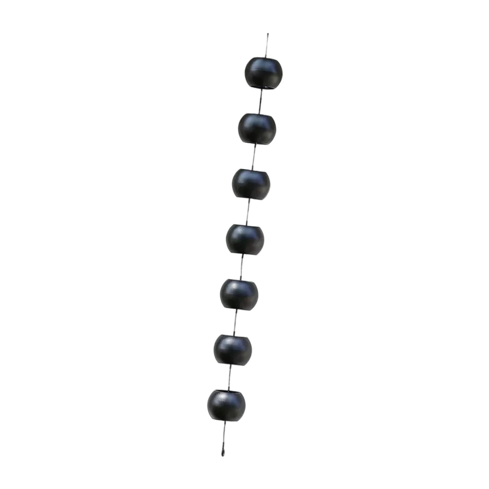 Ball Shaped Rain Chain 1M Easy to Install Rain Bell for Yard Backyard Garden