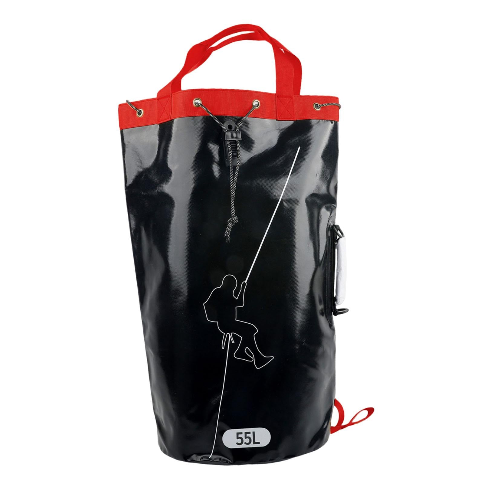 Climbing Rope Gear Bag PVC Arborist Equipment Storage Bag for Outdoor Hiking 55L