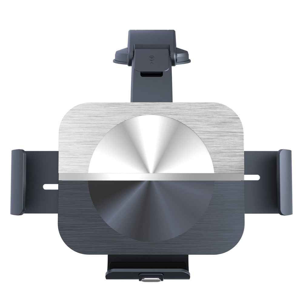 S11 Electromagnetic Induction Wireless Charger Foldable Screen Phone Clamp Holder Car Air Vent / Dashboard / Windshield Mount Bracket for Samsung Qi-enabled Phones