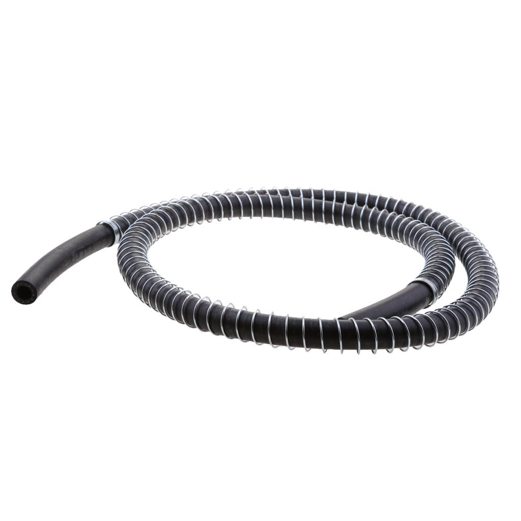 100cm 8mm Dia Rubber Double Braided Oil Fuel Gas Line Hose