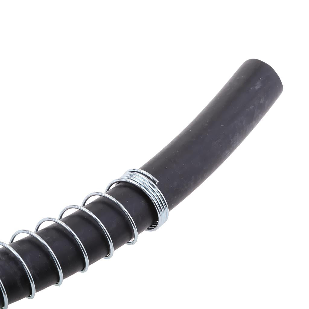 100cm 8mm Dia Rubber Double Braided Oil Fuel Gas Line Hose