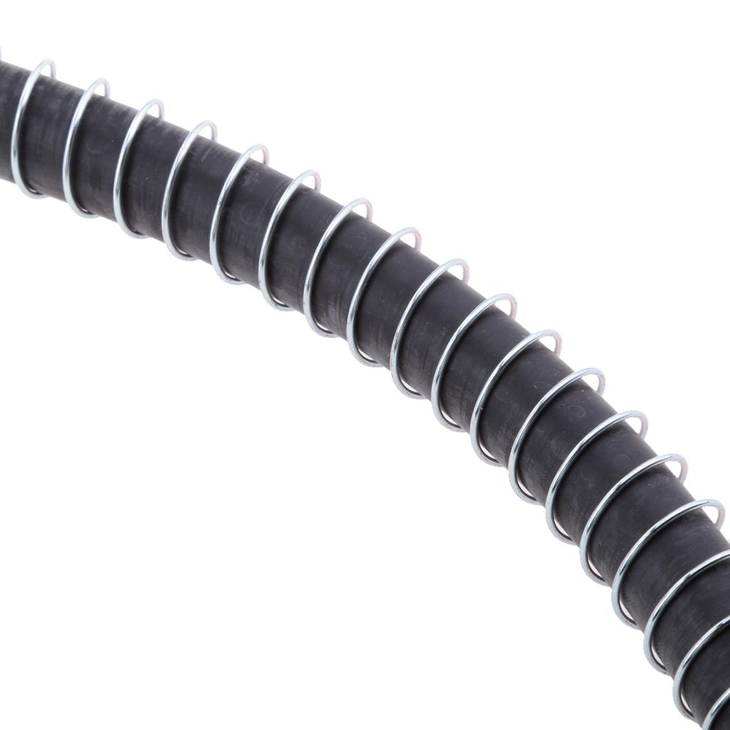 100cm 8mm Dia Rubber Double Braided Oil Fuel Gas Line Hose