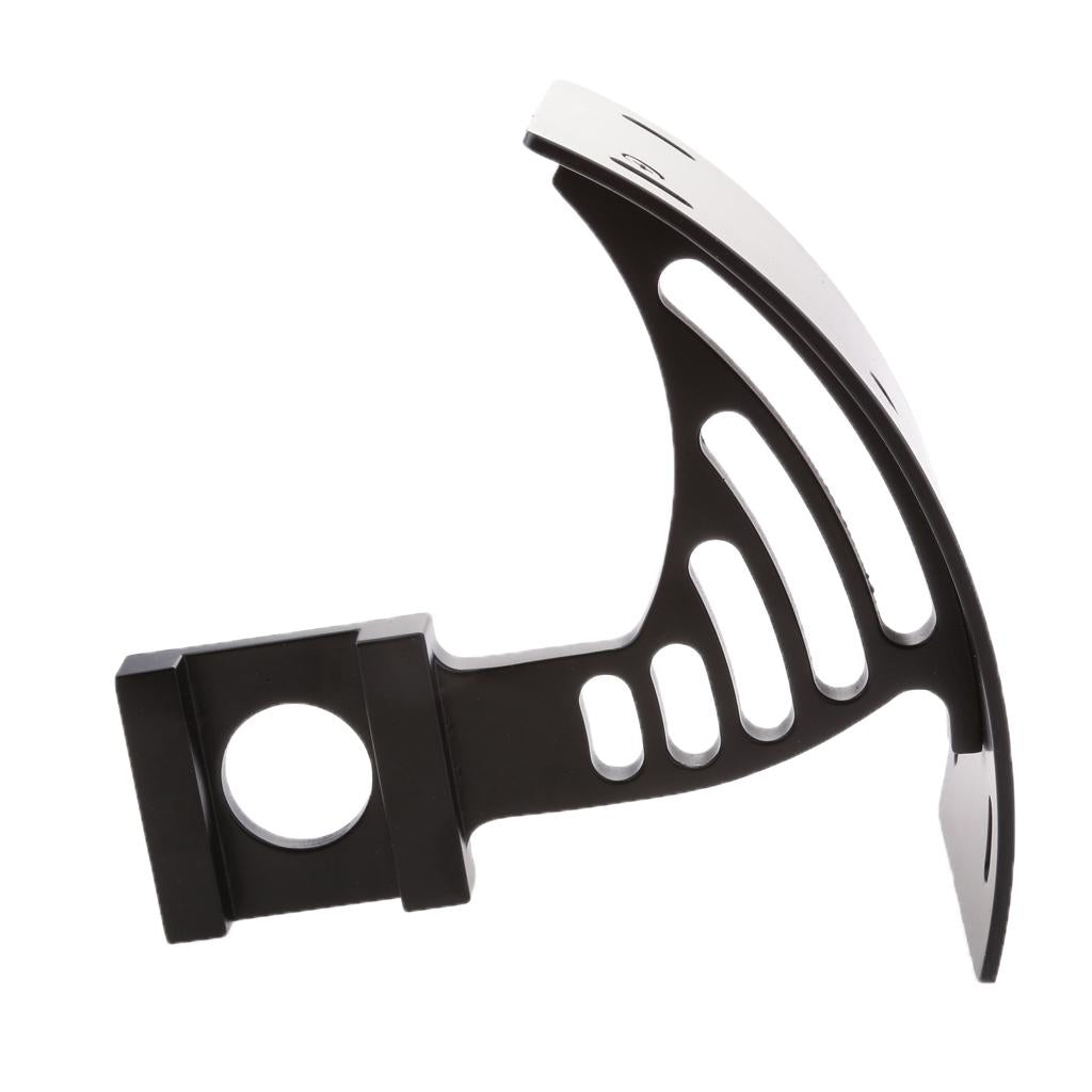 Motorcycle Curved Curved Side Mount License Plate Tag Holder Bracket