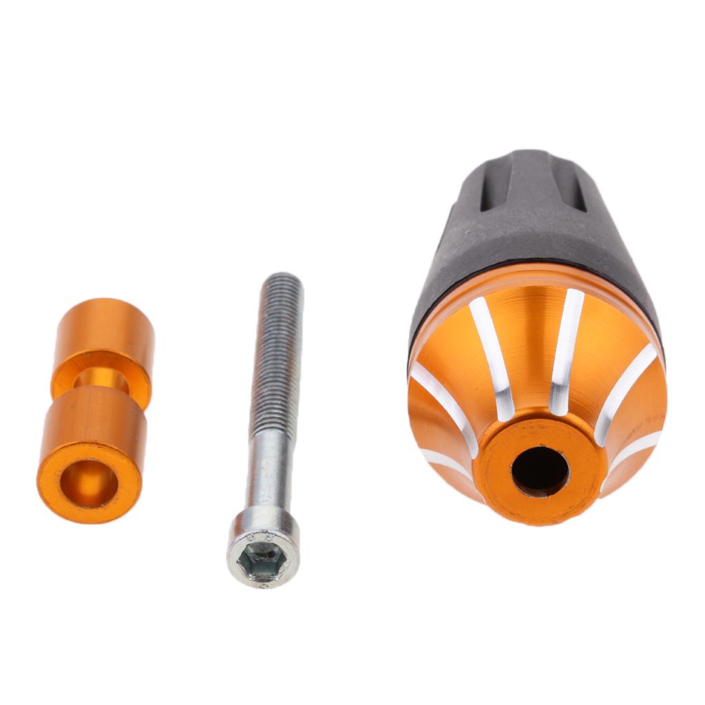 Frame Slider Falling Crash Protector fit for Motorcycle Motorbike Orange