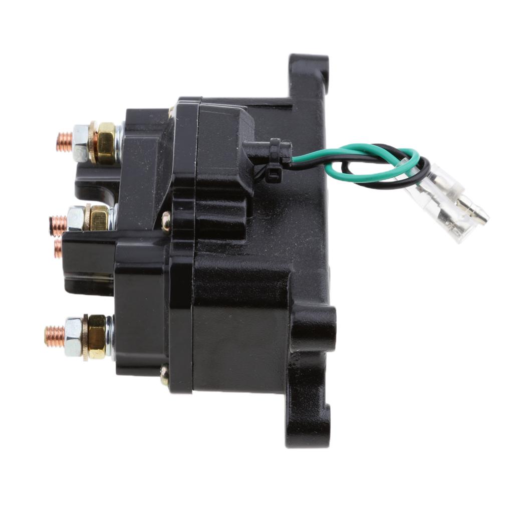 12V Solenoid Relay Contactor Winch Rocker Switch Thumb Universal For ATV UTV