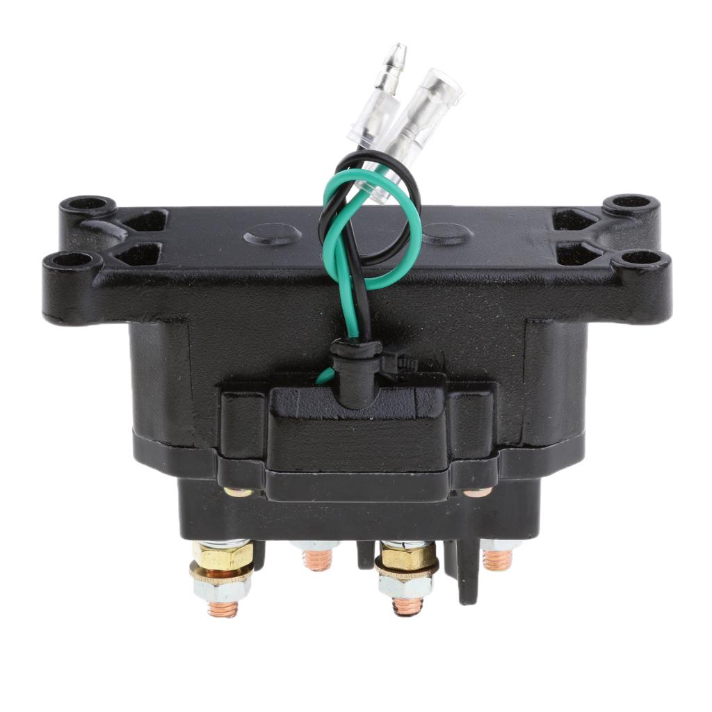 12V Solenoid Relay Contactor Winch Rocker Switch Thumb Universal For ATV UTV