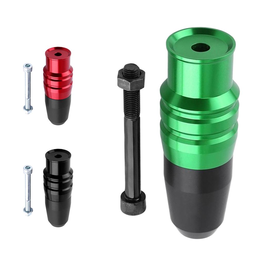 CNC Crash Pads Exhaust Sliders Body Protector For Kawasaki Z800 Z250 Green