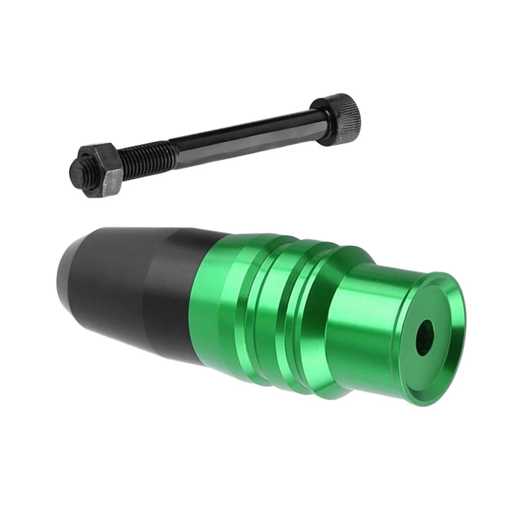 CNC Crash Pads Exhaust Sliders Body Protector For Kawasaki Z800 Z250 Green