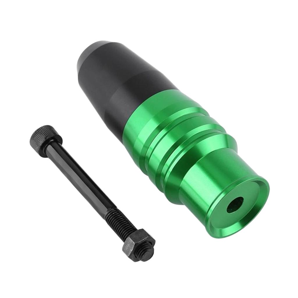 CNC Crash Pads Exhaust Sliders Body Protector For Kawasaki Z800 Z250 Green