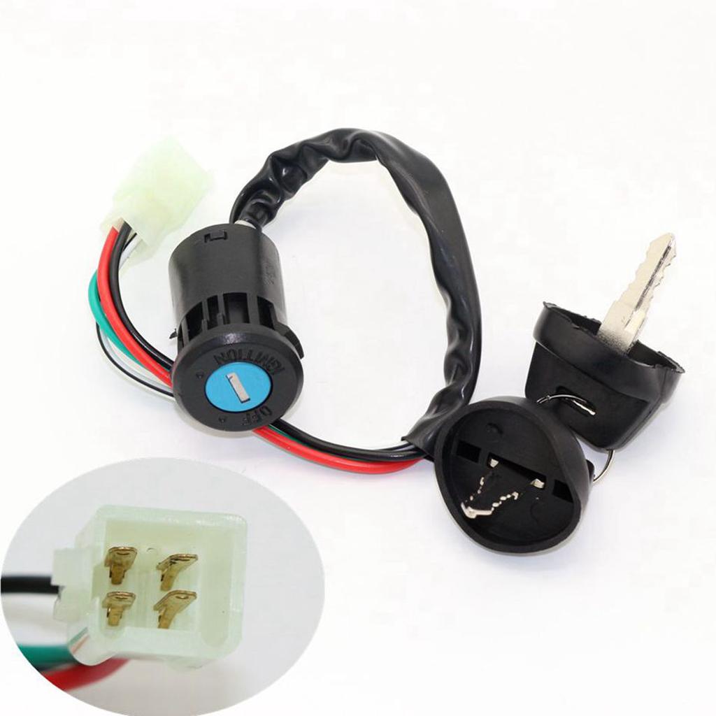 4xKey Ignition Switch for Super Pocket Dirt Bike ATV Scooter