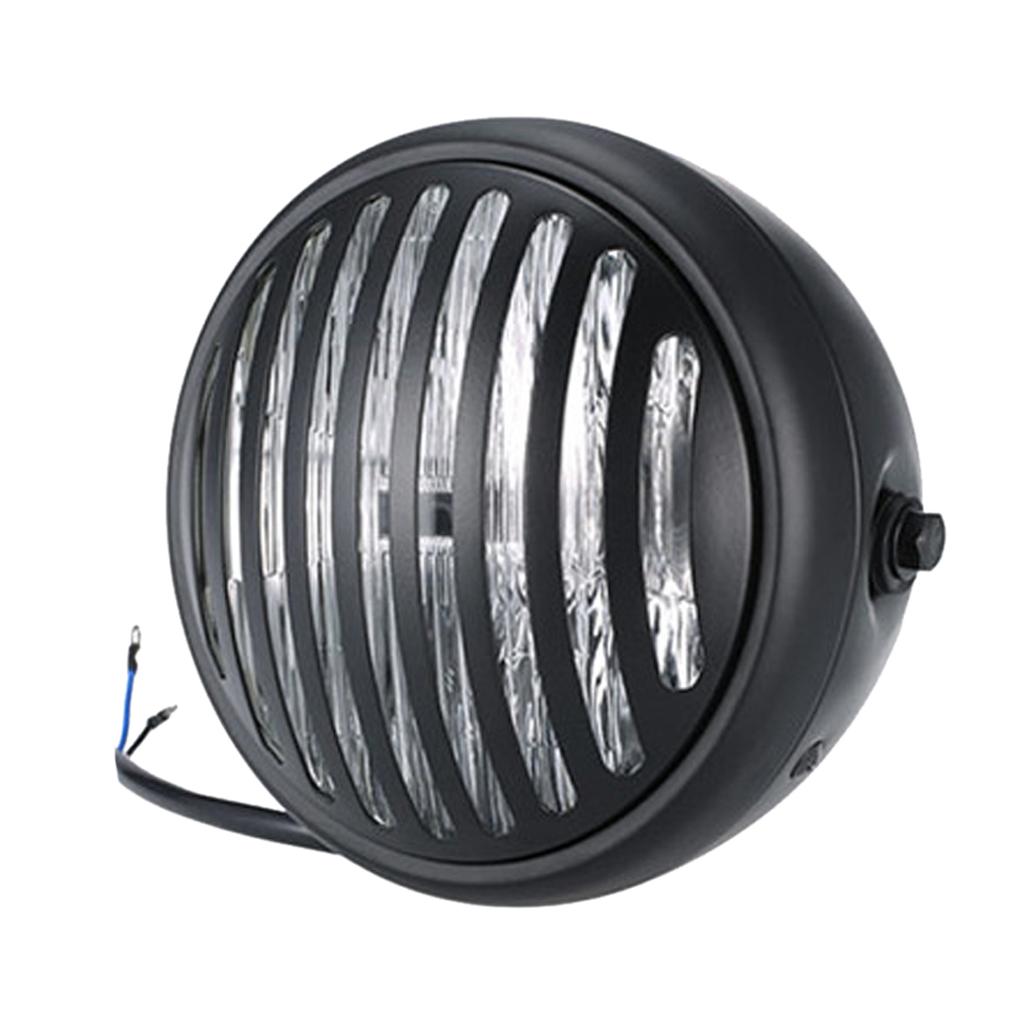 Motorcycle Headlight Head Lamp for Grille Cover for CG125 GN125 Clear