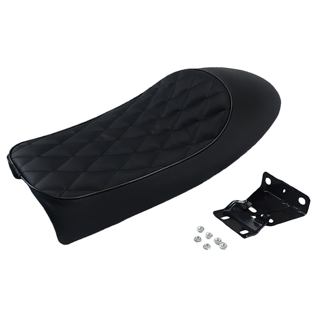 Motorcycle Black Hump Vintage Retro Cafe Racer Seat Fits for BMW Honda Yamaha Kawasaki