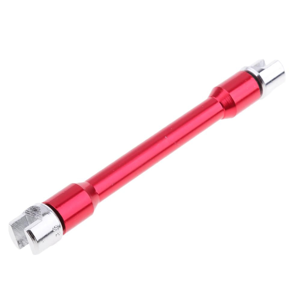 Motorcycle Wheel Spoke Wrench Set Handle Repair Tool 5.4mm-6.8mm Red