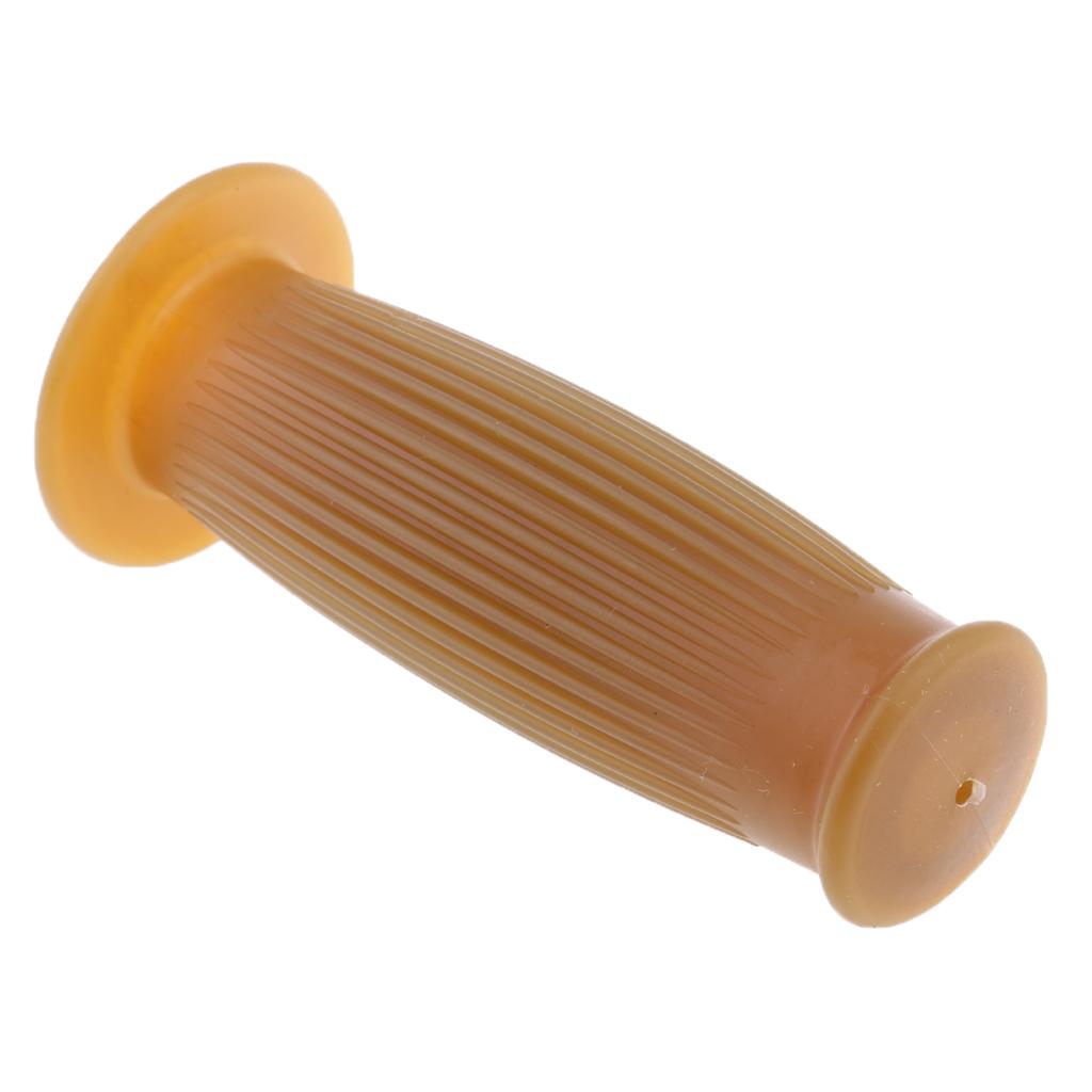 Universal Motorcycle Handlebar Handle Grips 25/28mm for Harley Light Brown