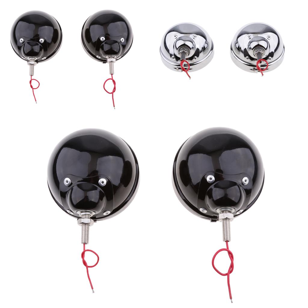 4.5 Motorcycle Fog Light Bracket Mounting Housing for Black"